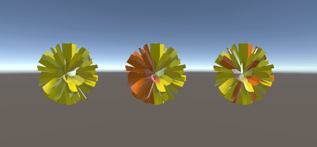 ３Dモデル　ポンポン