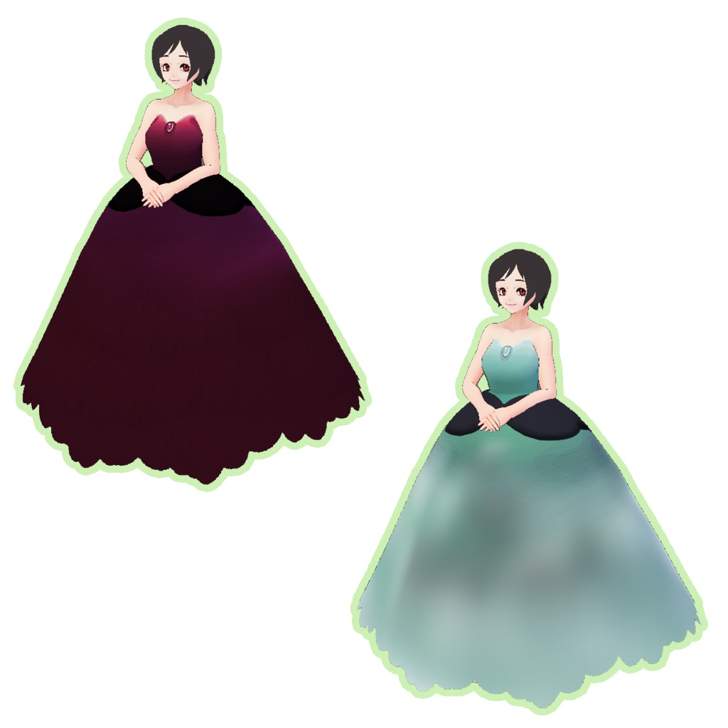 { Vroid }Princess Inspired dress