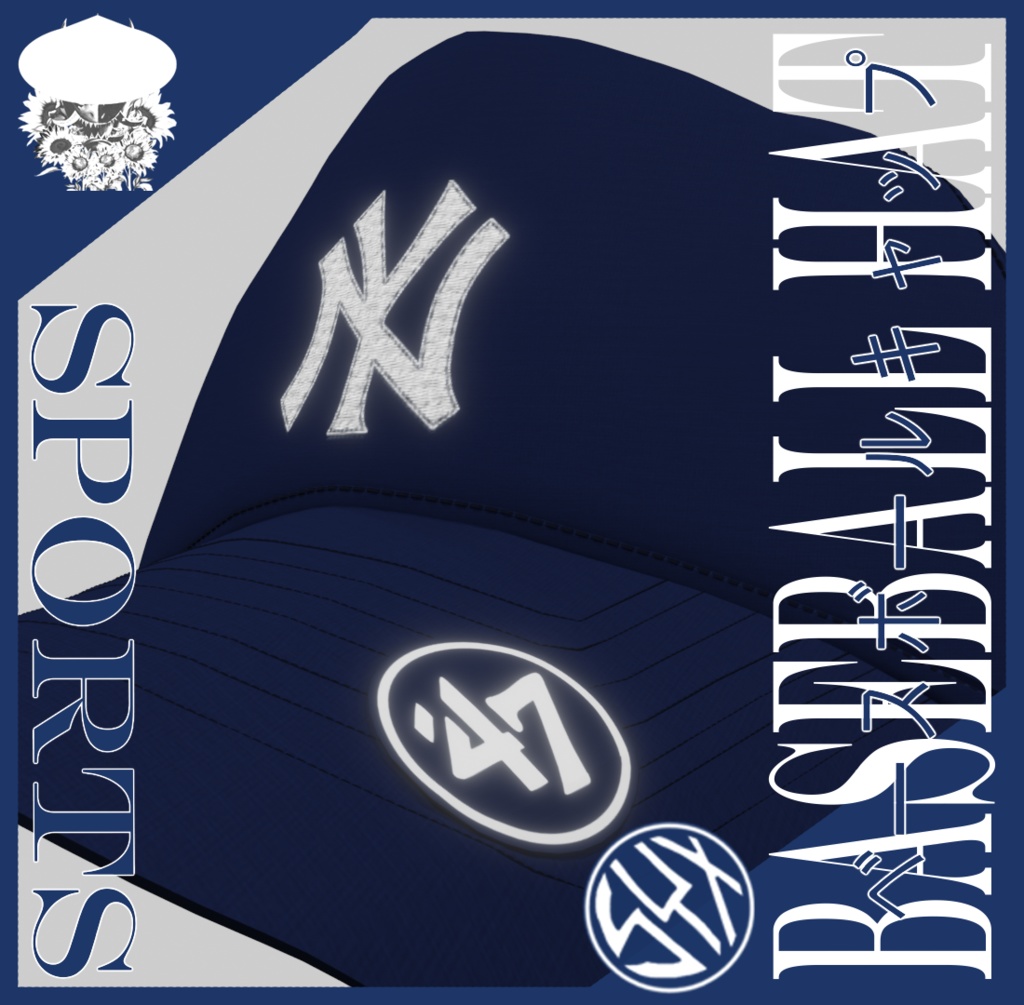NY ベースボールキャップ NY Baseball Cap