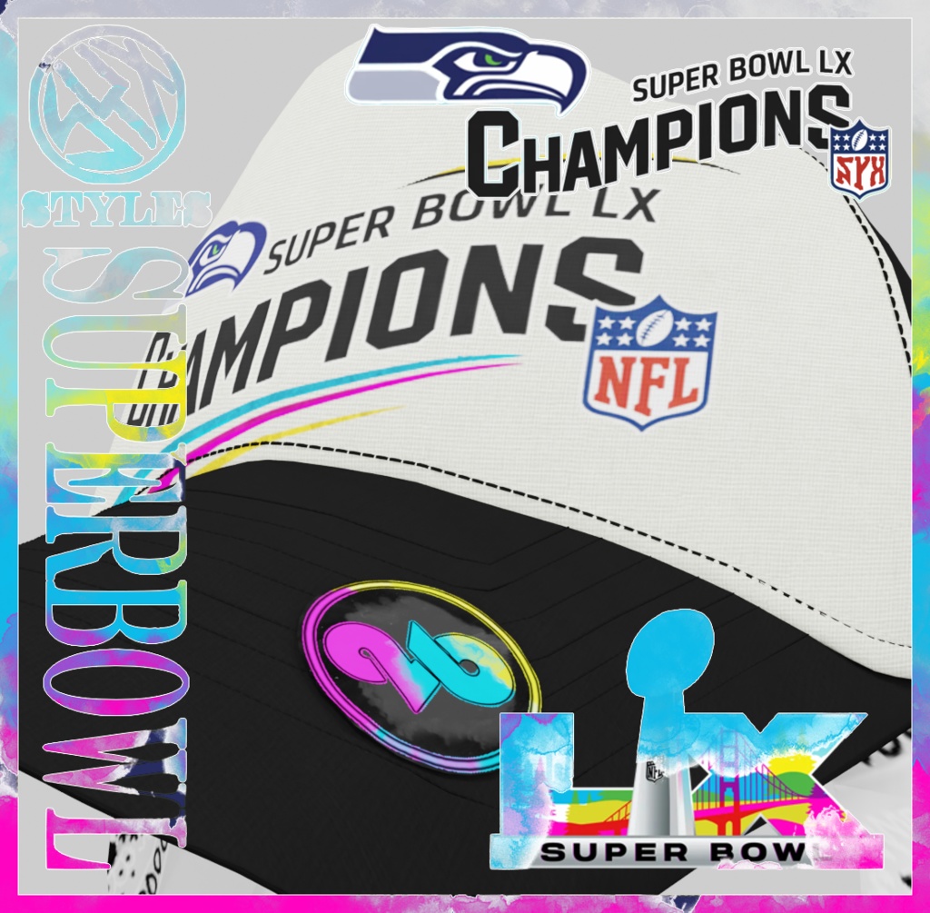 🏈 SUPER BWL CHAMPS || SEA HAWKS || OFF-WHITE カラーウェイ