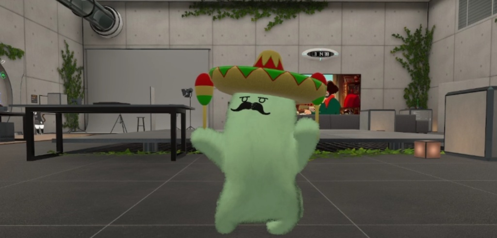 【ネコチヤン専用モーション】cat dancing to Mexico music Dance