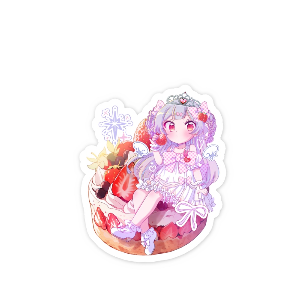 スマホサイズの小恋お誕生日ステッカー