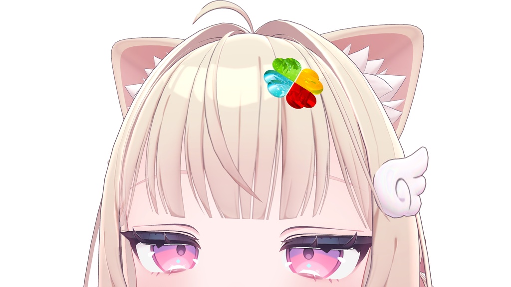 【VRChat用】髪飾り