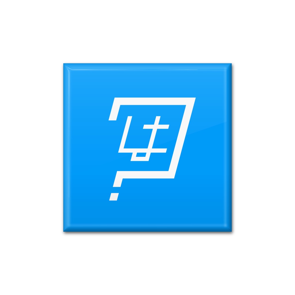 は?缶バッジ 青