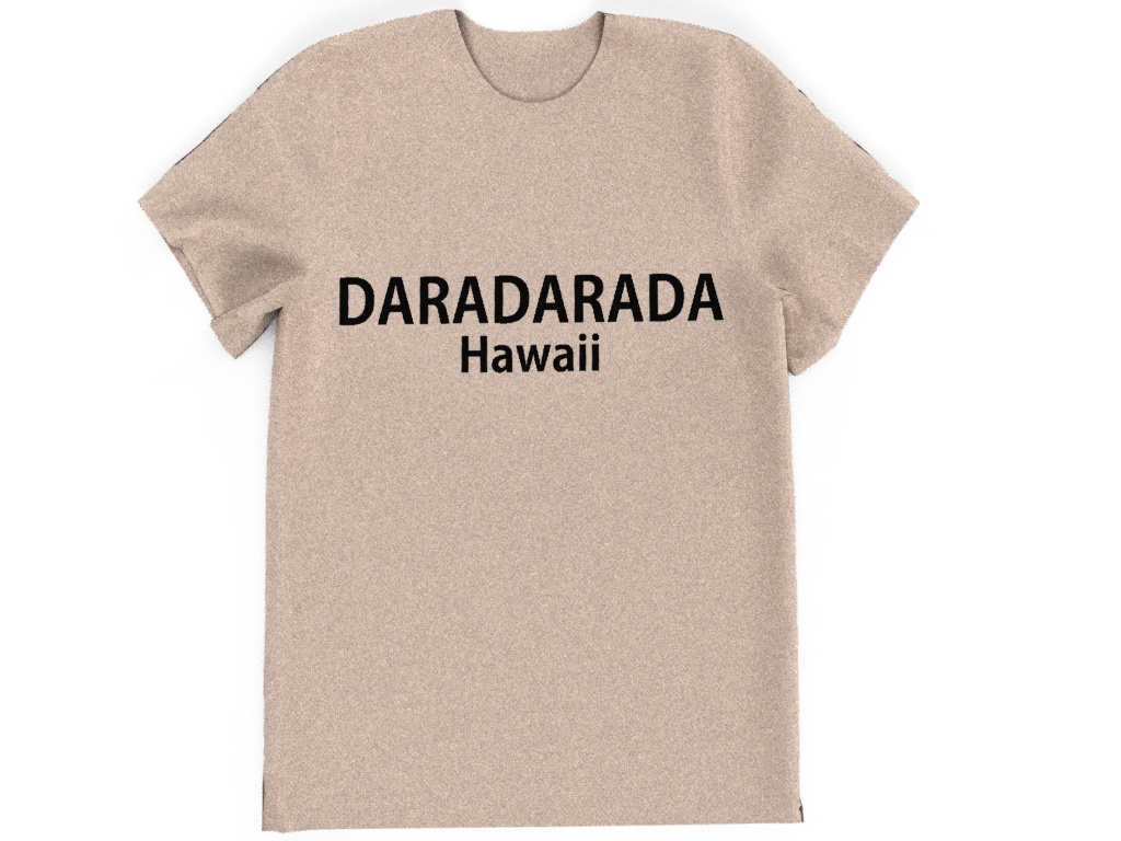 DARADARA Hawaii Tシャツ