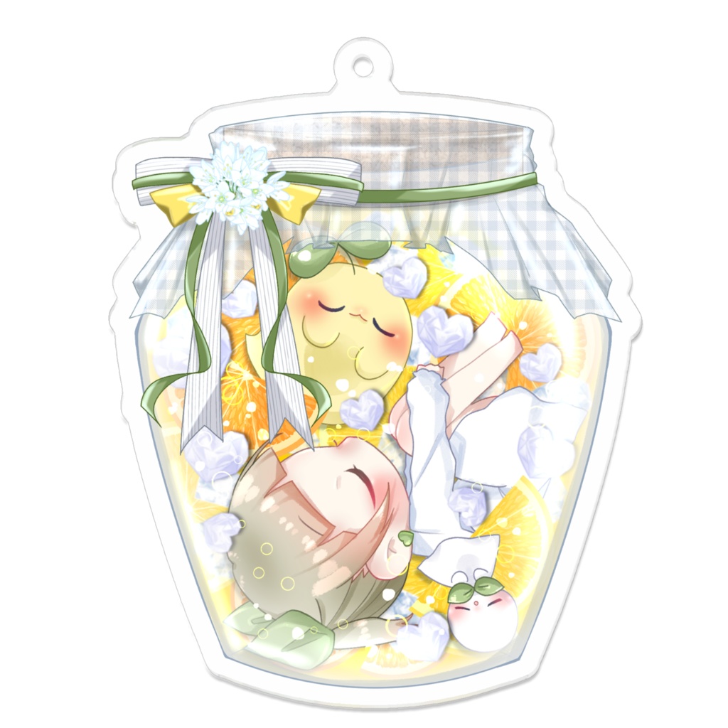 -びんのなかみ- アクリルキーホルダー