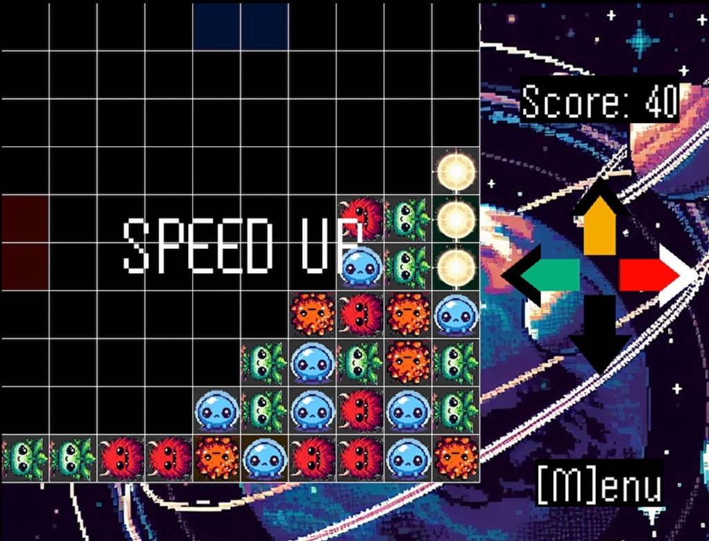 落ちものパズルゲーム Gravity Alien