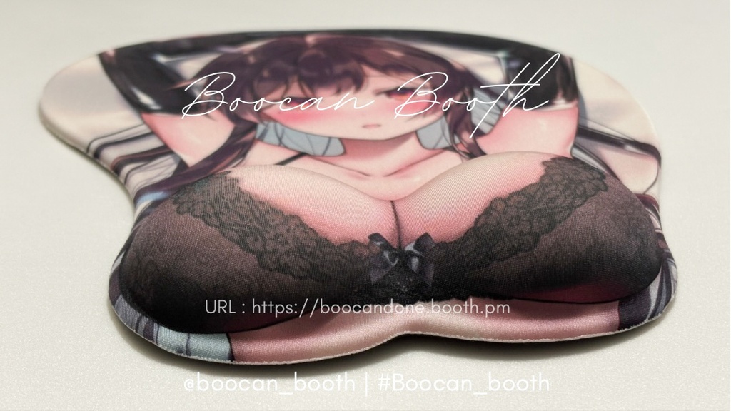 おっぱい/雄っぱいマウスパッド(突起オプション可)【6個から生産OK】