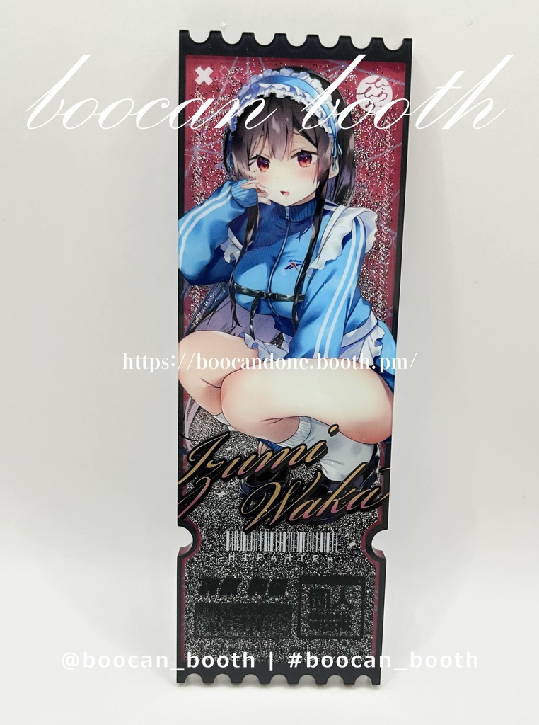 グリッターオイルアクリルチケット【10個から生産OK】