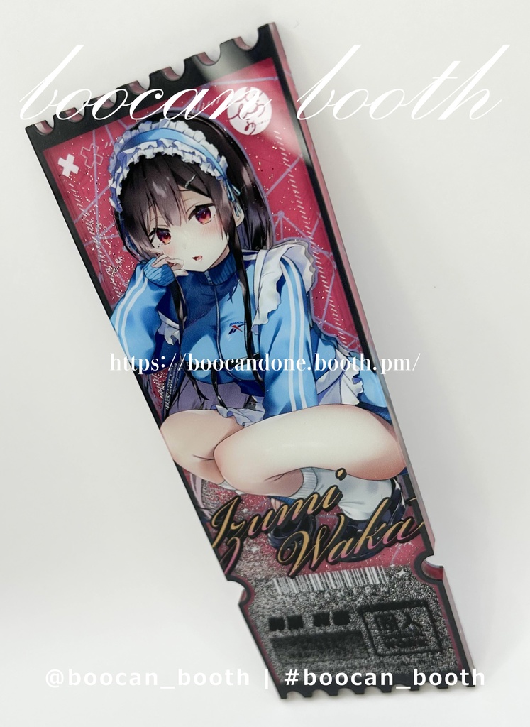 グリッターオイルアクリルチケット【10個から生産OK】