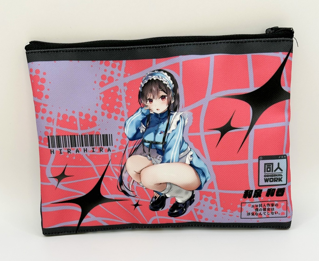 フラットポーチ(ペンケース)【10個から生産OK】