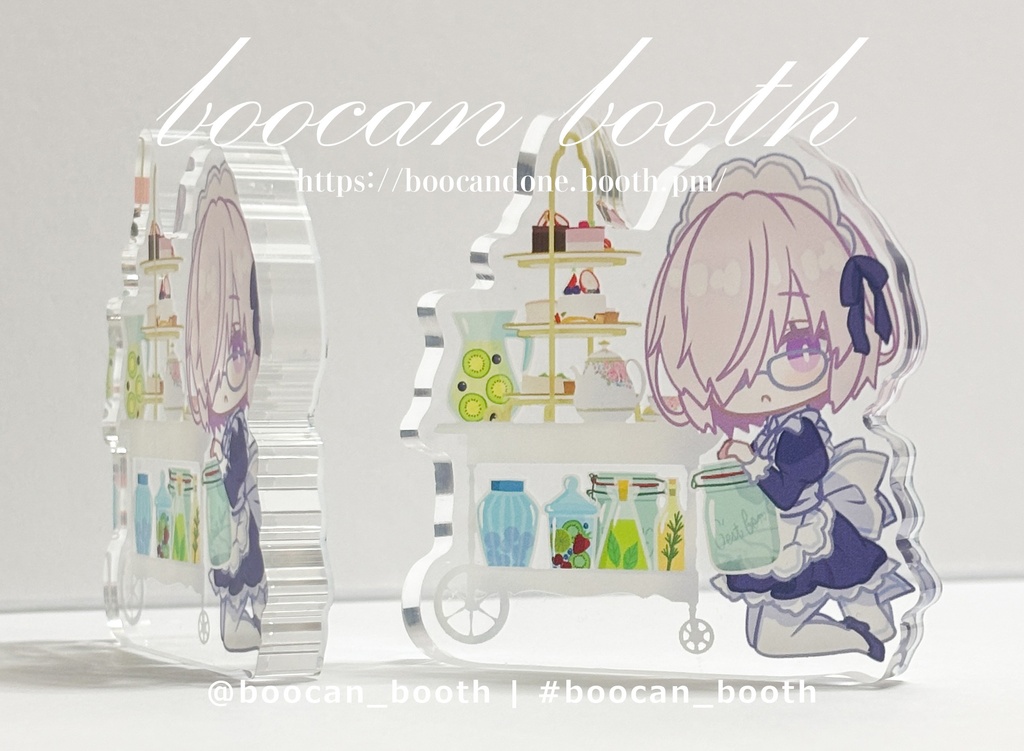 自立アクリルスタンド(ダイカットアクリルブロック)