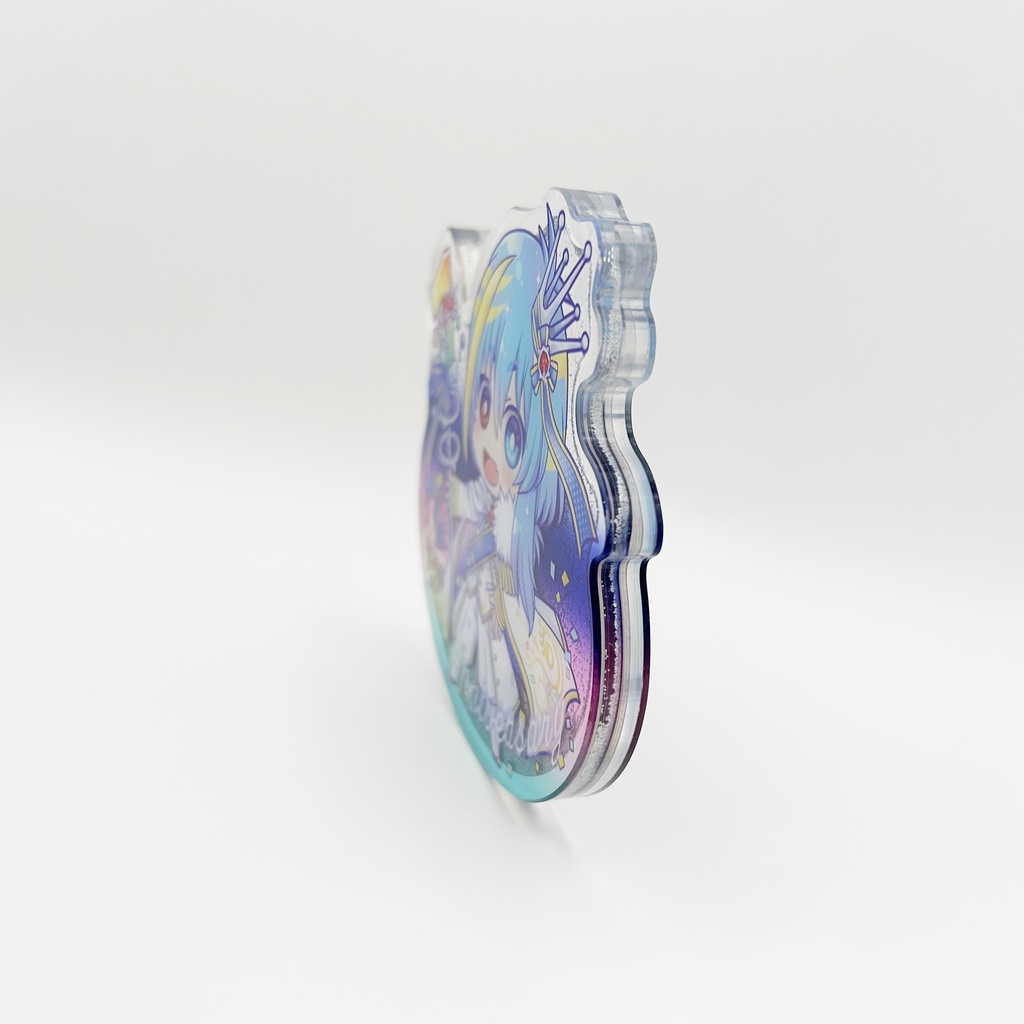 ゆらゆらグリッターオイルアクリルブロック【10個から生産OK】