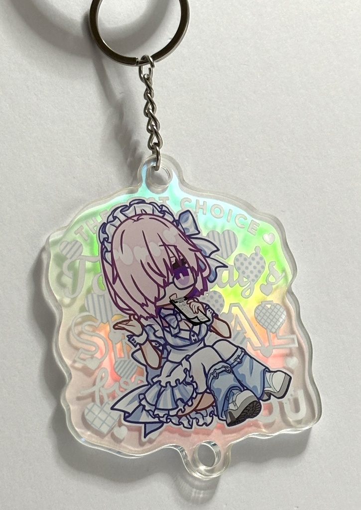 プリズムアクリルキーホルダー