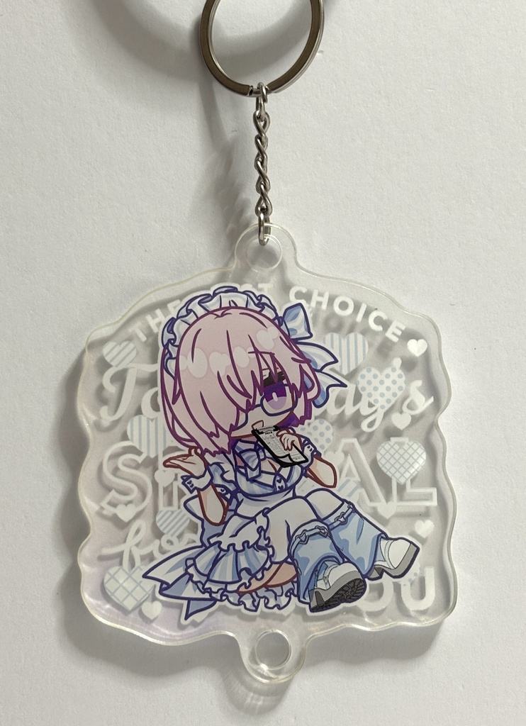 プリズムアクリルキーホルダー