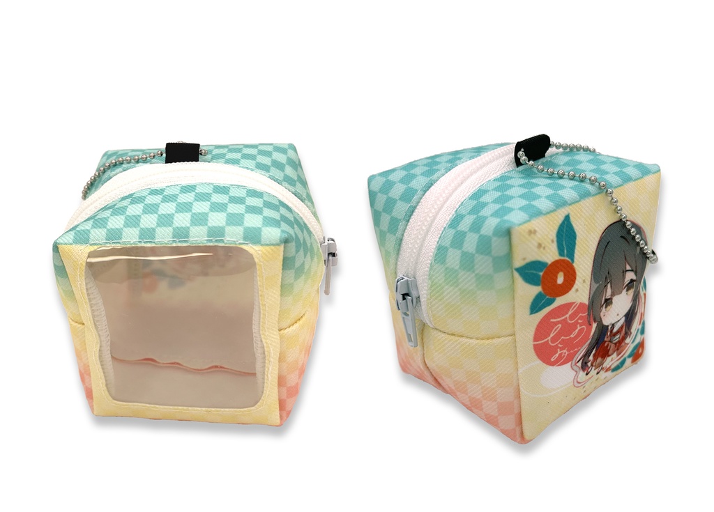 キューブ型推し活ポーチ(窓付きポーチ)