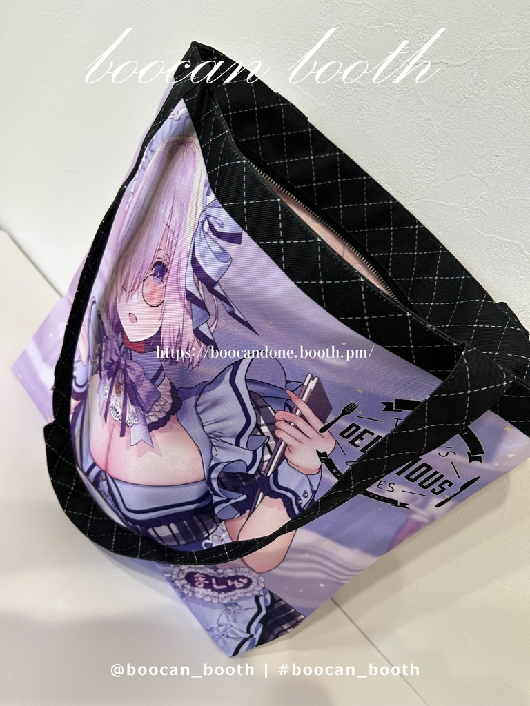 【2026SUMMER新商品】肩掛けトートバッグ(ファスナーあり・内布までフル印刷タイプ)【10個から生産OK】