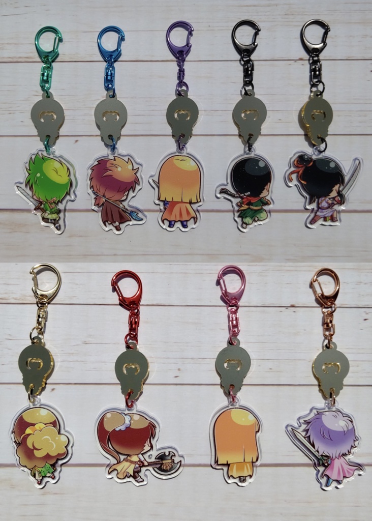 閃き!アクリルキーホルダー