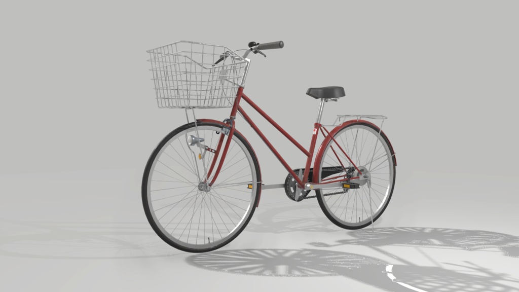 自転車Unityモデルアセット