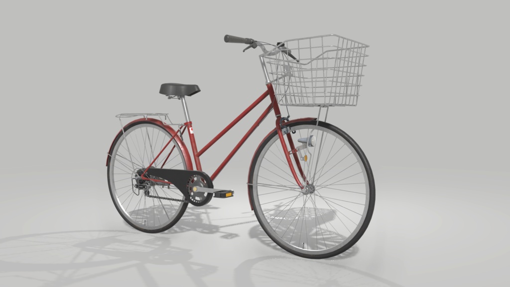 自転車Unityモデルアセット
