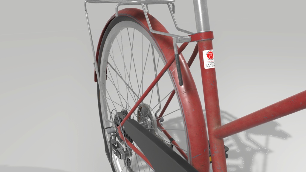 自転車Unityモデルアセット