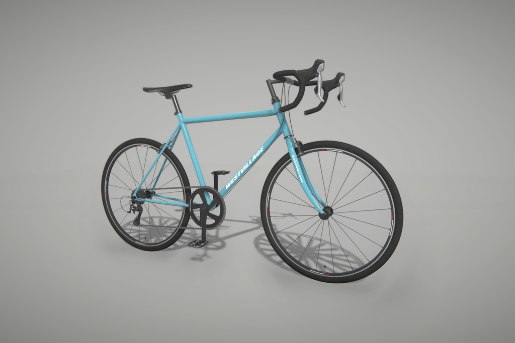 ロードバイクUnityモデルアセット