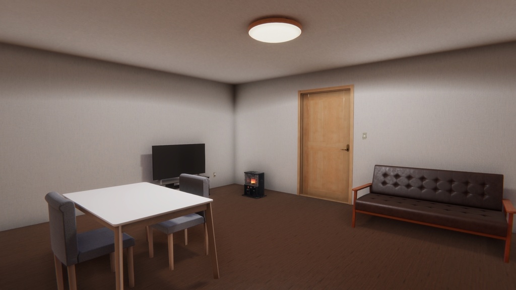 Unityモデルアセット 日本のインテリア -リビング- Vol.1