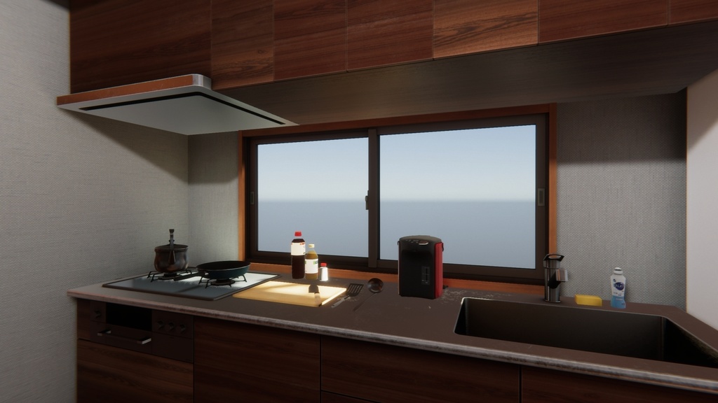 Unityモデルアセット 日本のインテリア -ダイニング- Vol.2