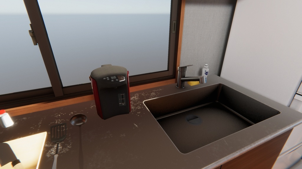 Unityモデルアセット 日本のインテリア -ダイニング- Vol.2