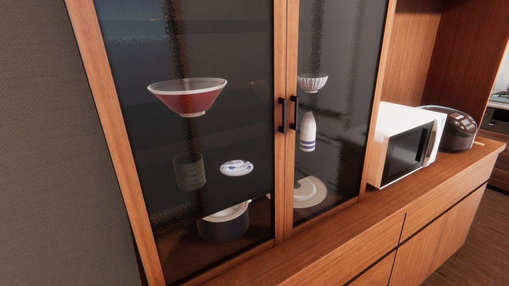 Unityモデルアセット 日本のインテリア -ダイニング- Vol.2