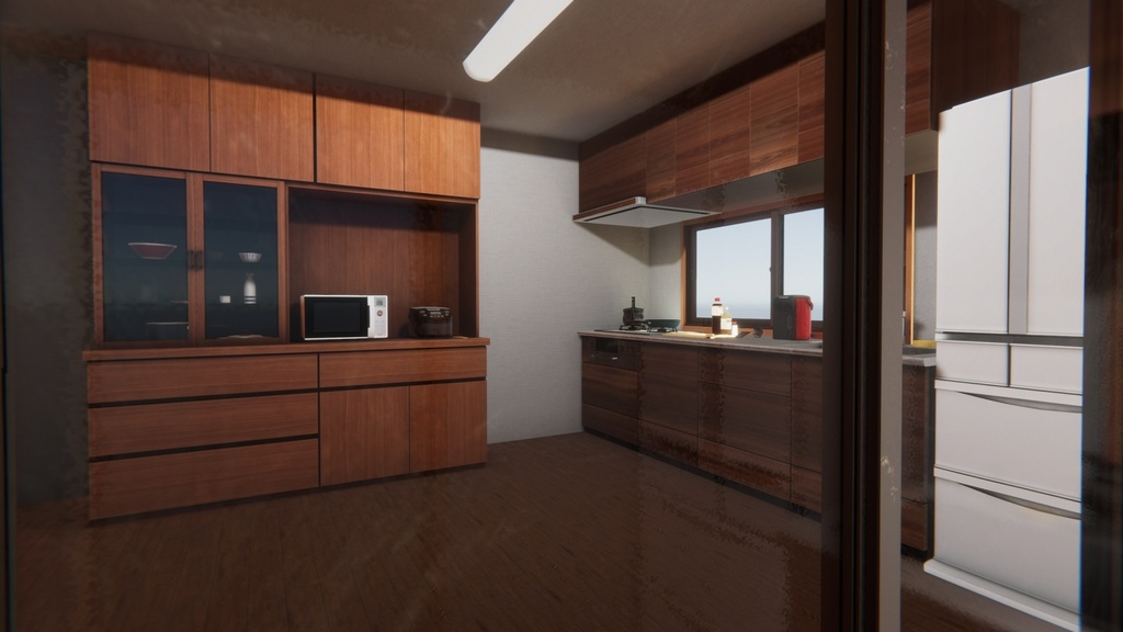 Unityモデルアセット 日本のインテリア -ダイニング- Vol.2