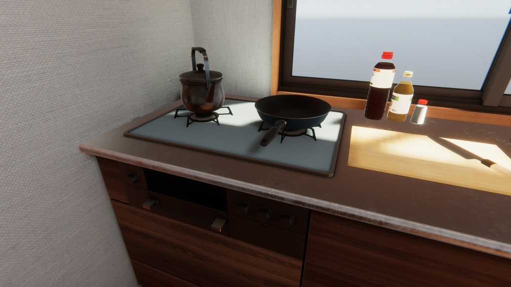 Unityモデルアセット 日本のインテリア -ダイニング- Vol.2