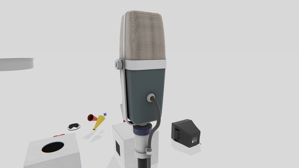 Unityモデルアセット TV番組プロップ