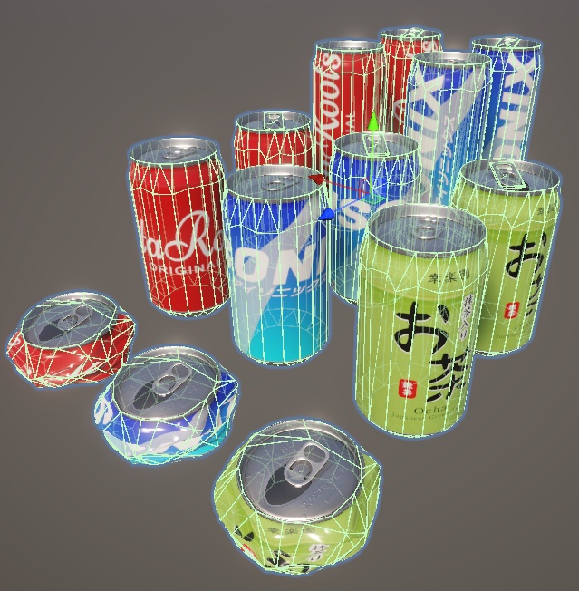 【Unity・UE】缶飲料