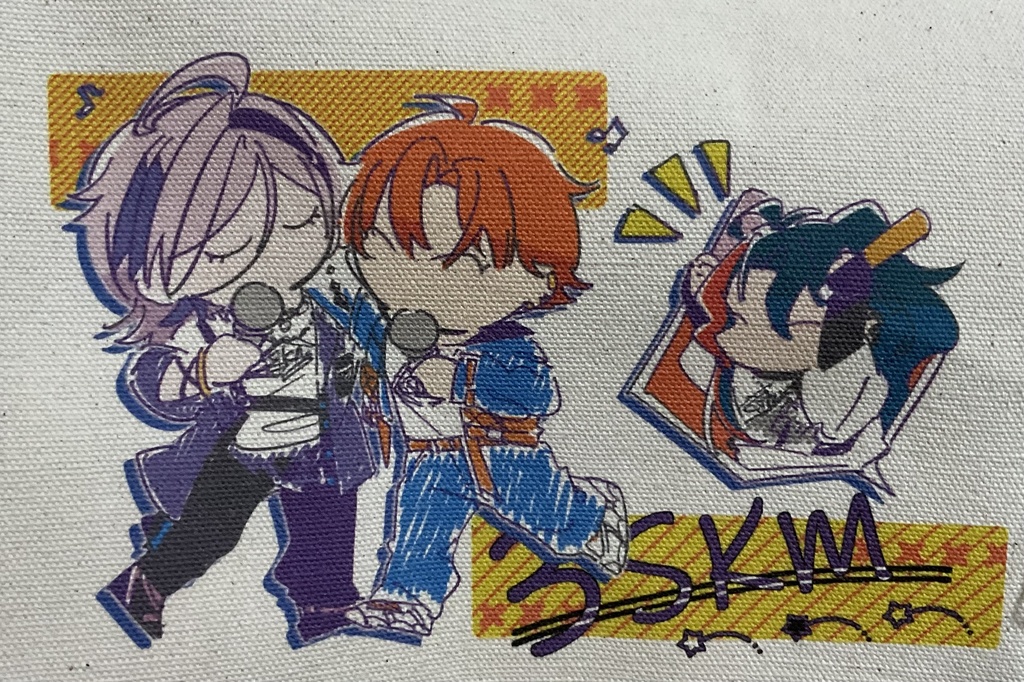 まぶだぶち(仮)トートバッグ