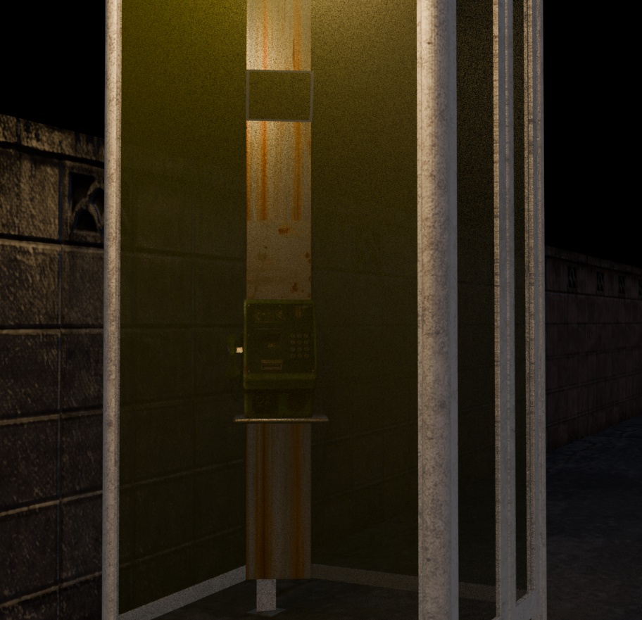 【日本の風景】公衆電話ボックスセット(全3種類)|街並み3Dモデル【Unity・VRChat対応】