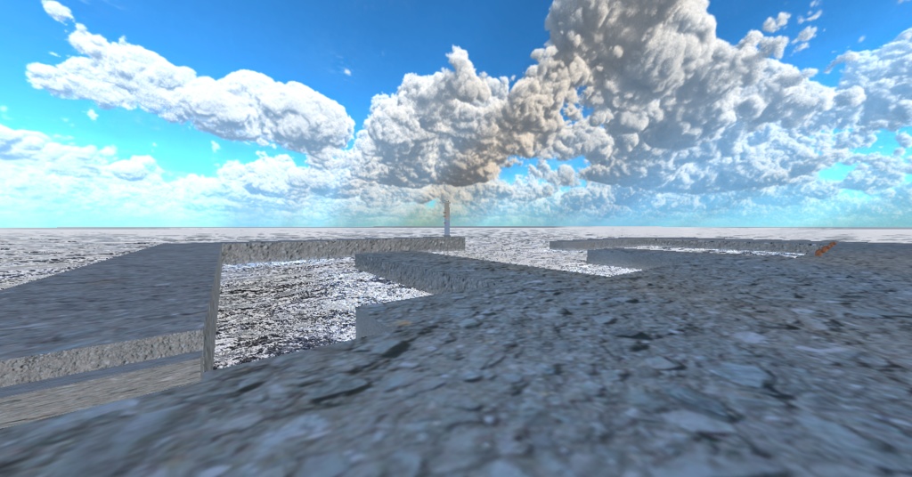 【3Dモデル】日本の堤防(japanese embankment)