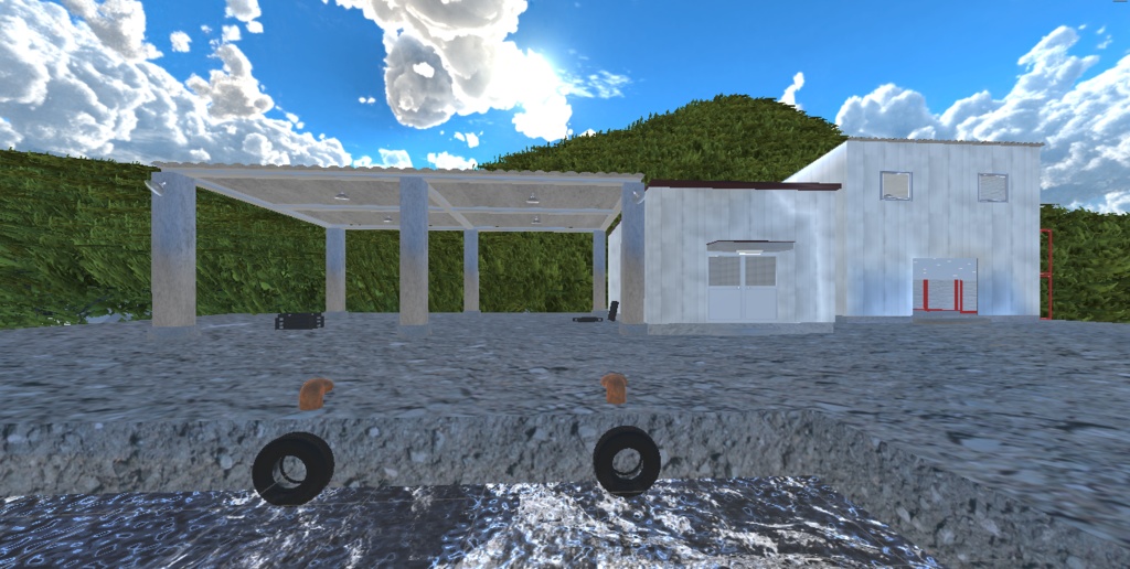【3Dモデル】日本の堤防(japanese embankment)