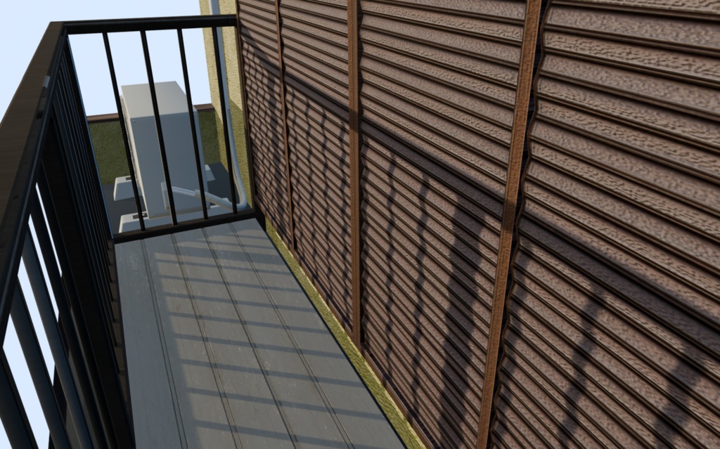 【3Dアセット】日本の戸建て住宅01-Japanese Detached House 3D Model|ゲーム製作や映像制作用に