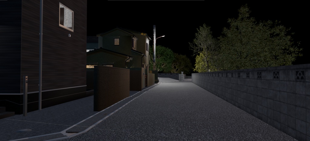 【日本の風景】日本の戸建て住宅02|3Dモデル【Unity・VRChat対応】