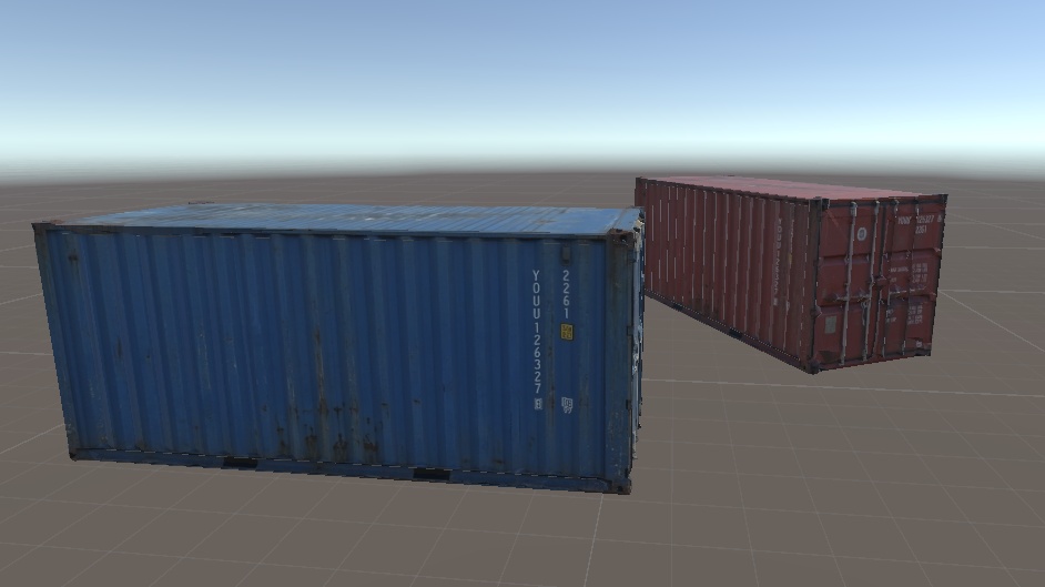 【無料3D】Container_20F-海上コンテナ
