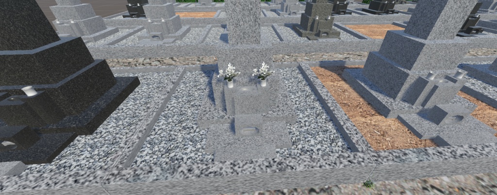 【3Dモデル】墓地 - cemetery