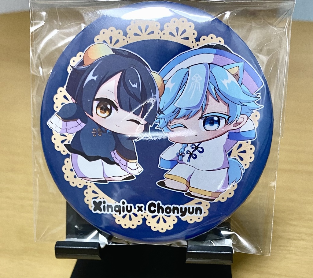 しんゆ~缶バッジミラー