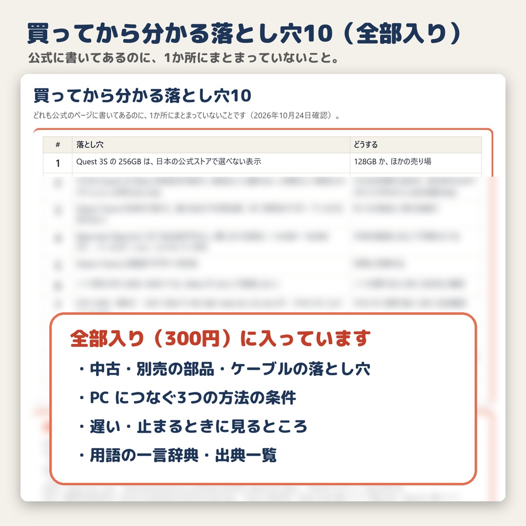【無料】VRChat その機種で遊べる?早見表|スマホ・Quest・PCのGPUを〇×で【2026年10月】