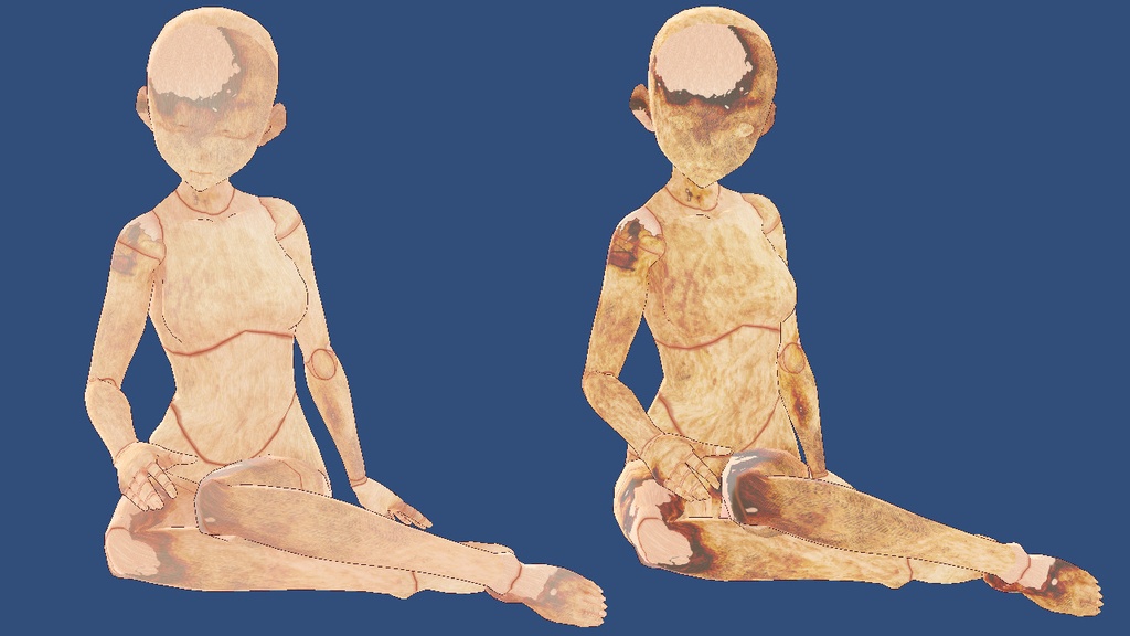 Vroid 球体関節人形素材 Hachistudio Booth