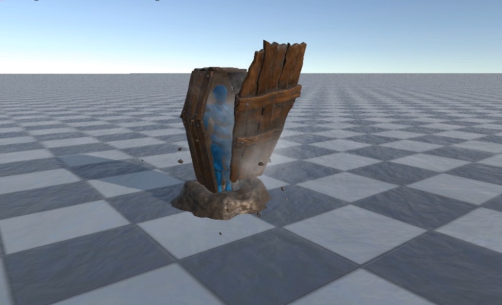 【VRChat/Unity】 Halloween Coffin Spawn Animation