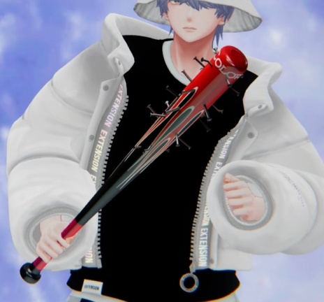 釘バット各種 撲殺天使 ぶんぶん丸3号 ファイヤーパターン 黒 ウッド 釘バット3種 釘無し3種