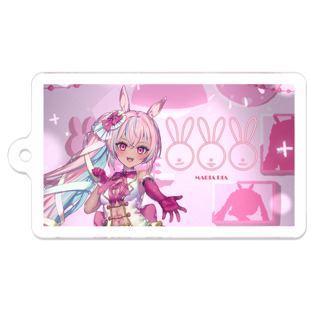 【デビュー記念】鞠愛リア 新衣装ver.四角いアクリルキーホルダー