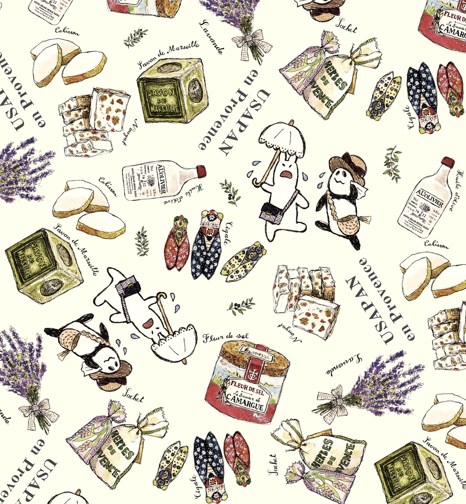 【タオル】うさぱんとプロヴァンス