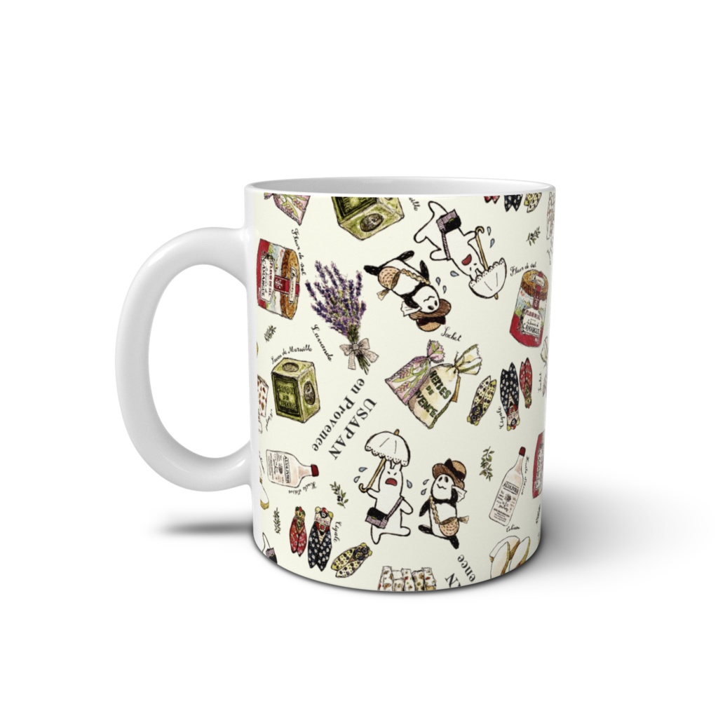 【マグカップ】うさぱんとプロヴァンス